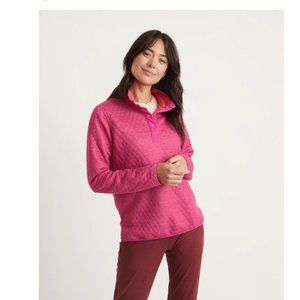 Marine Layer Corbet Reversible Pullover in Pink
